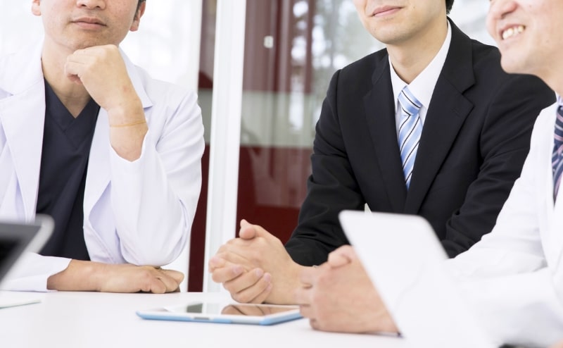 他院の医師が技術研修に来る